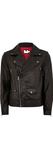 Topman Classic Fit Leather Biker Jacket Nordstrom Leather Biker