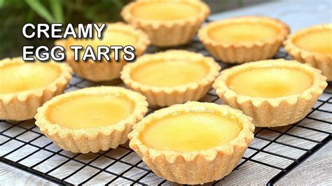 Creamy Egg Tarts Recipe Youtube