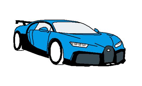 Editing Bugatti Chiron Pur Sport Free Online Pixel Art Drawing Tool