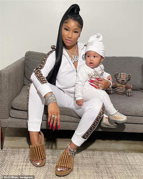 Nicki Minaj Is Every Bit The Doting Mother As She Shares Several Photos