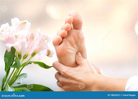 healing reflexology massage stock image image of massaging healthy 78620231