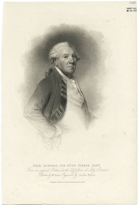 Rear Admiral Sir Hyde Parker Bart Nypl Digital Collections