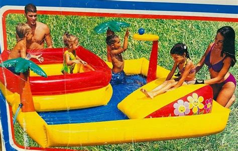 Intex Wet Set Inflatable Pool Sports Center Playground Swim 90”x 90” V Inflatable Pool Wet