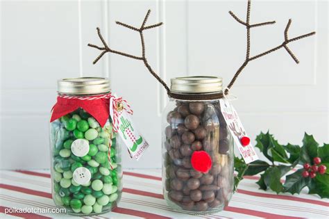 Reindeer Christmas Mason Jar T Idea