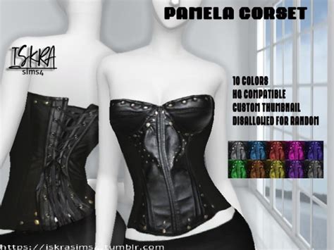 The Sims Resource Pamela Corset By Iskrasims4 • Sims 4 Downloads