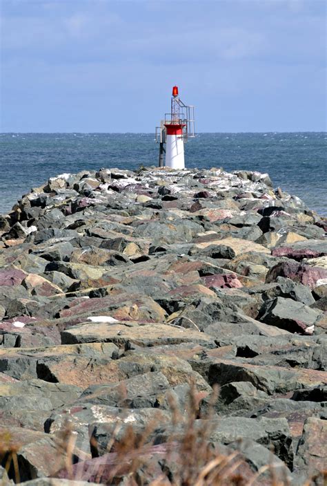 Atlantic Coast Of Canada Nova Scotia Glace Bay North Breakwater