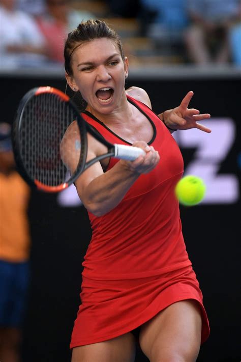 1 on the wta tour, a ranking she first achieved in october 2017, and has won 18 wta singles titles. SIMONA HALEP at Australian Open Tennis Tournament in ...