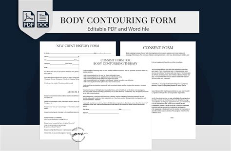Body Contouring Client Forms Body Contouring Consent Forms Etsy In