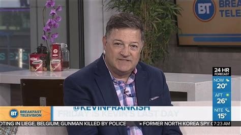The official twitter account for breakfast television toronto on citytv! Kevin Frankish announces departure from Breakfast ...