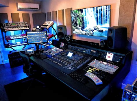 Mixing Desk Music Studio Room Home Studio Setup Home Studio Music