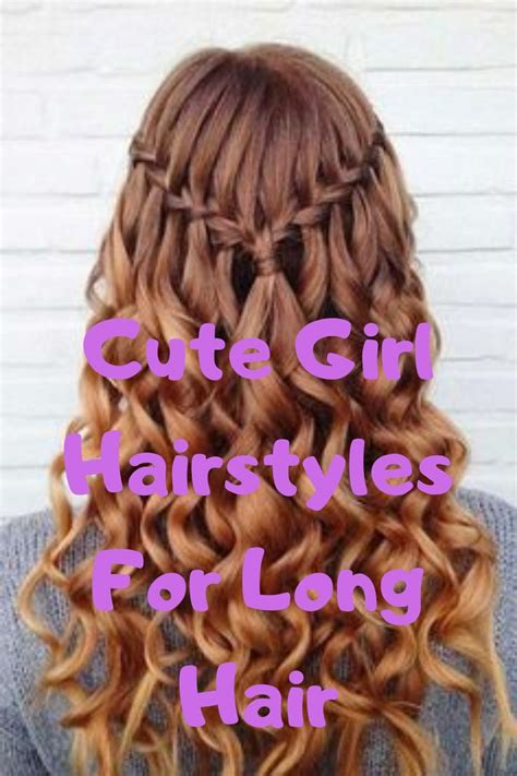 Cute Girl Hairstyle For Long Hair Old Hairstyles Hair Styles Girls