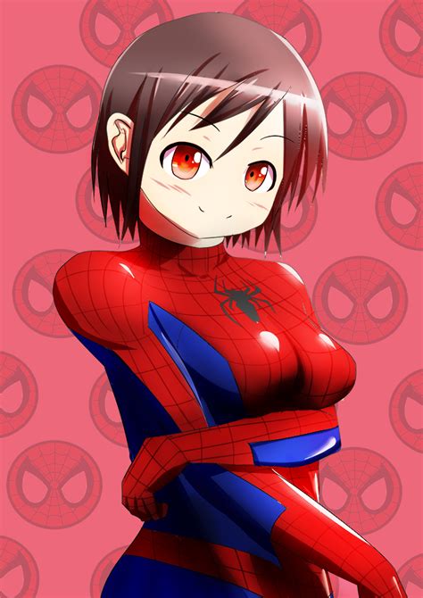 Spiderman Anime Girl Version By Ruvkun On Deviantart