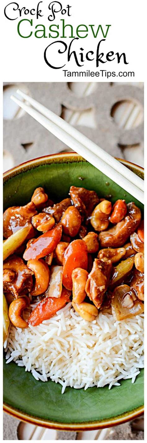 Rub seasoning mixture over the entire chicken to evenly season. Slow Cooker Crock Pot Cashew Chicken Recipe - Tammilee Tips