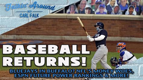 The boston red sox and toronto blue jays have had tuesday's game postponed due to inclement weather. Baseball Returns! Blue Jays in Buffalo? NFLs Money Woes ...