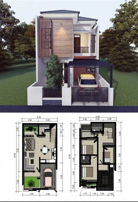 Desain Rumah 2 Lantai Minimalis Modern Dosenapp