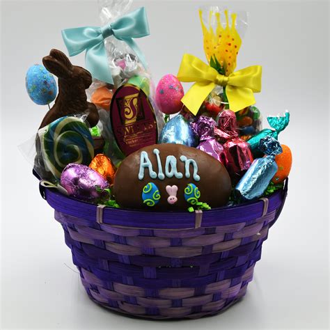 happy easter basket sweets handmade candies