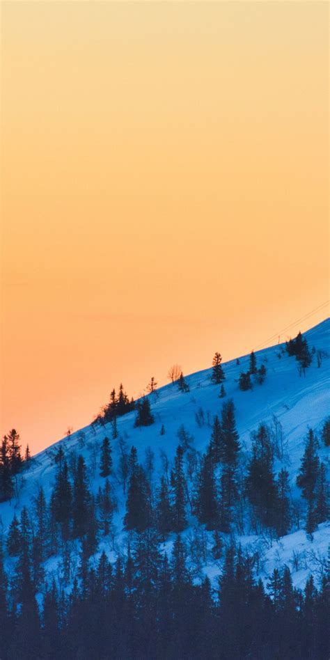 Sky Sunrise Hill Nature 1080x2160 Wallpaper Hd Backgrounds Iphone