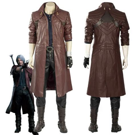 Devil May Cry V Dmc Dante Outfit Cosplay Costume Coat Uniform Suit