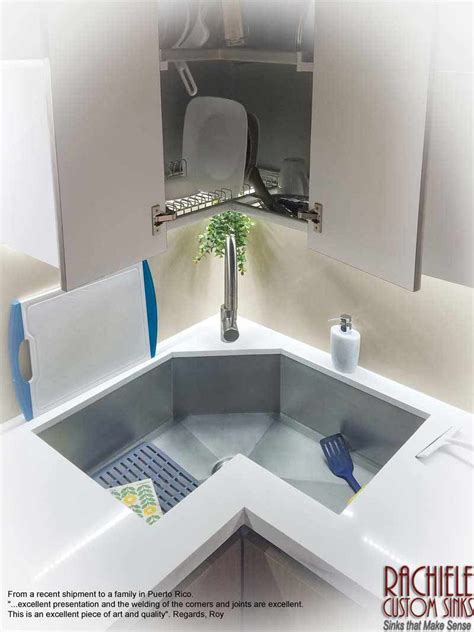 First , before buying, you must decide the type of the sink, since there are quite many models. Our standard size single bowl stainless corner sink is ...