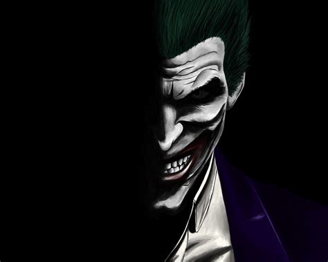 Download 1280x1024 Wallpaper Joker Dark Dc Comics Villain Artwork Standard 54 Fullscreen
