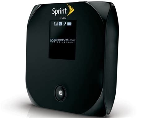Sprint Overdrive 3g4g Wimax Mobile Hotspot Announced Updated Slashgear