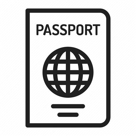 Identity Pass Passport Icon Download On Iconfinder