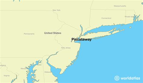 Where Is Piscataway Nj Piscataway New Jersey Map