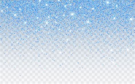 Premium Vector Blue Glitter Sparkle On A Transparent Background