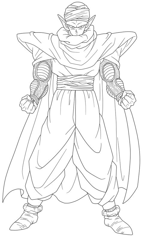 The Best Dragon Ball Z Coloring Pages Piccolo References