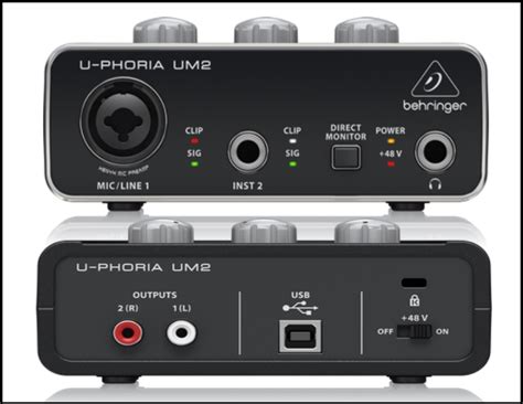 Behringer U Phoria Um2 Usb Audio Interface Priyanka Musical