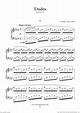 Etudes Op.25 No.1-6 sheet music for piano solo (PDF)