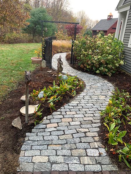 Cobblestone Walkway Project D Kyle Stearns Contracting Inc