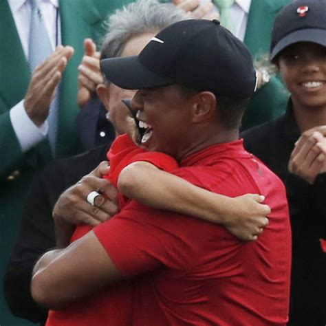 Tiger Woods Son Charlie And Daughter Sam Give Him Sweetest Masters T Ever Papercity Magazine