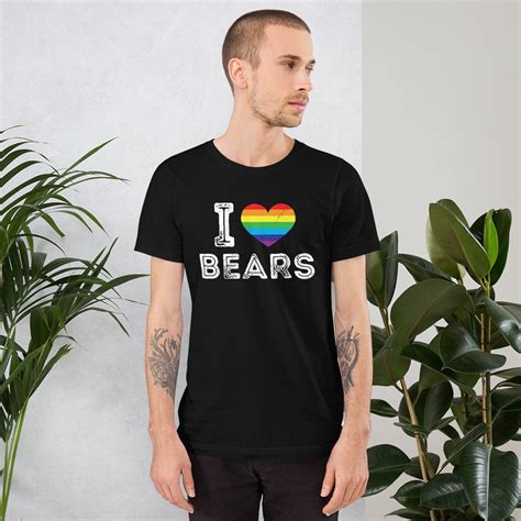 I Love Bears Shirt Gay Bear Shirt Bear Pride Shirt Etsy