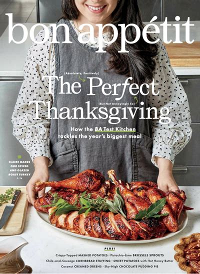 bon appétit magazine november 2019 the thanksgiving issue eat your books
