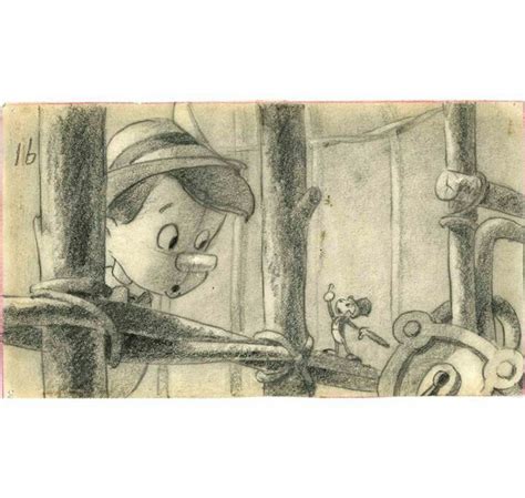Storyboard For Pinocchio Disney Animation Art Disney Sketches