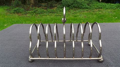 toast english toast rack antique silver plate hotel ware unmarked beautiful example bread storer