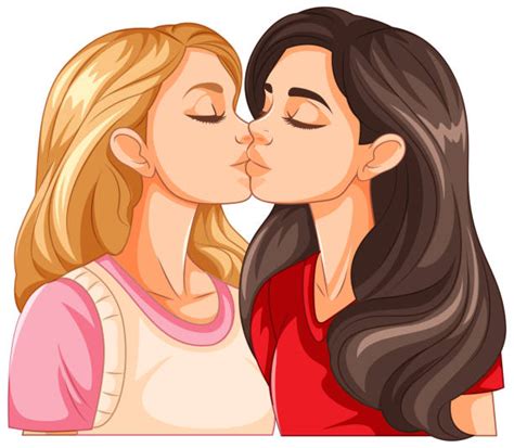 60 interracial lesbian couple kissing stock illustrations royalty free vector graphics and clip