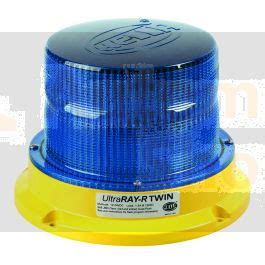Hella Mining HM500BDIR UltraRAY R Twin LED Warning Beacon Blue Direct