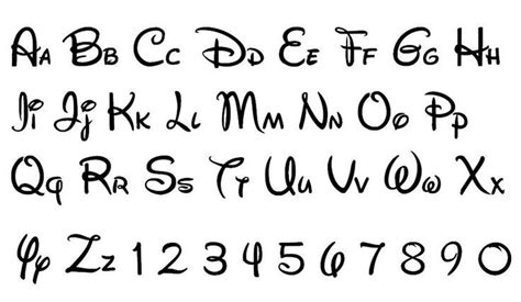Disney Alphabet By Disneyclassicfan97 Disneyland Lettering