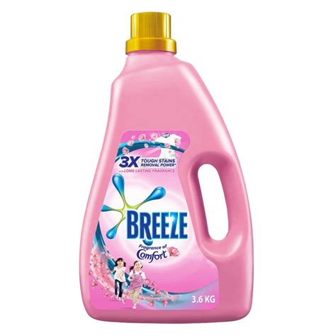 Tide clean breeze liquid laundry detergent. Breeze Liquid Detergent With Comfort 3.6kg | Shopee Malaysia