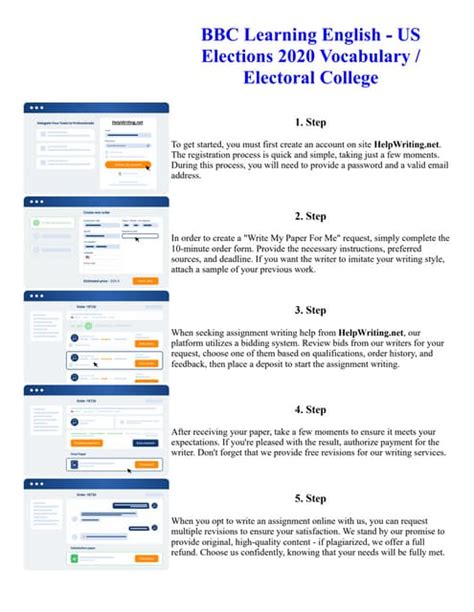 Bbc Learning English Us Elections 2020 Vocabulary Electoral College Pdf