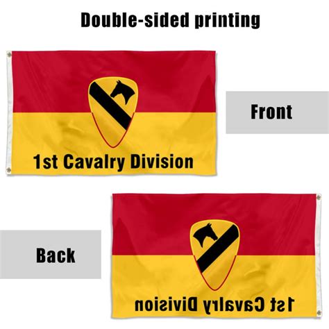 Us Army 1st Cavalry Division Flag Banner