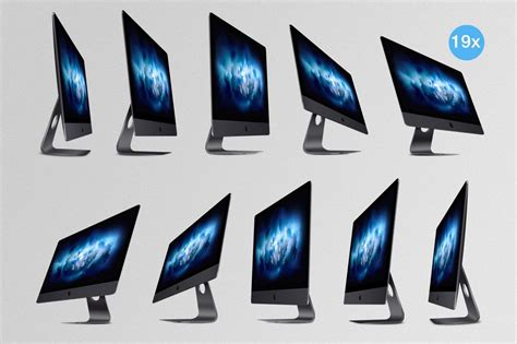 iMac Pro and iMac Mockups | Imac, Imac pro, Imac desk setup