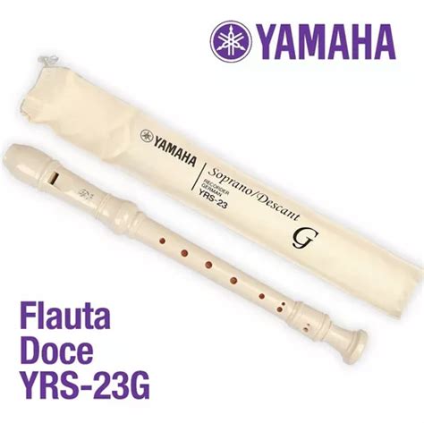 Flauta Doce Yamaha Yrs 23g Germânica Parcelamento Sem Juros