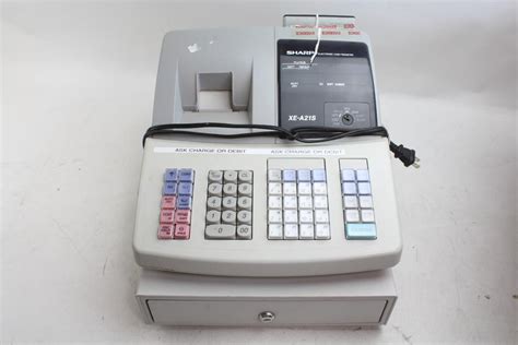 Sharp Xe A21s Electric Cash Register Property Room