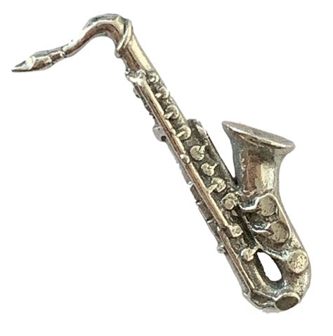 Music Saxophone Hand Made Pewter Lapel Pin Badge Wa Sappin Etsy