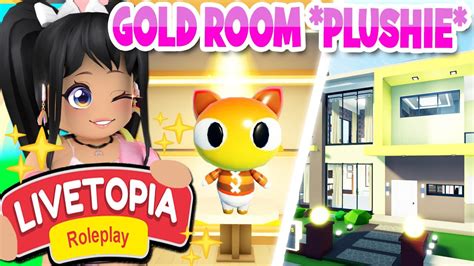 Secret Gold Room New Plushie Collection In Livetopia Roleplay