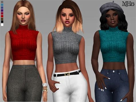 The Sims Resource Shanice Top By Margeh 75 Sims 4 Downloads