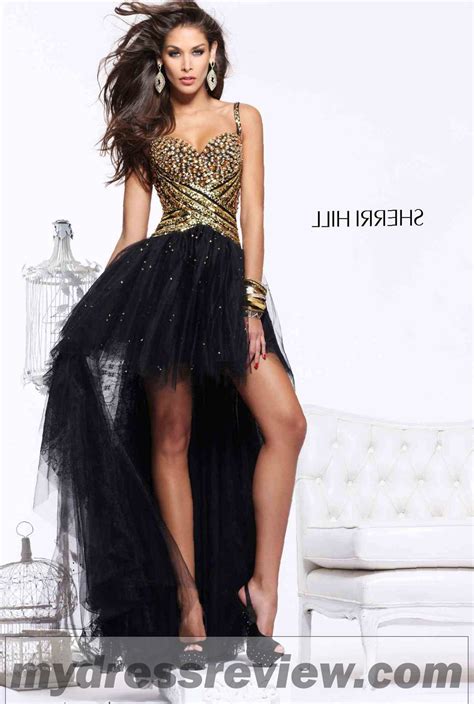 Black Prom Dress With Gold And 2017 2018 Mydressreview